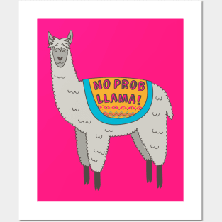 No Prob Llama Posters and Art